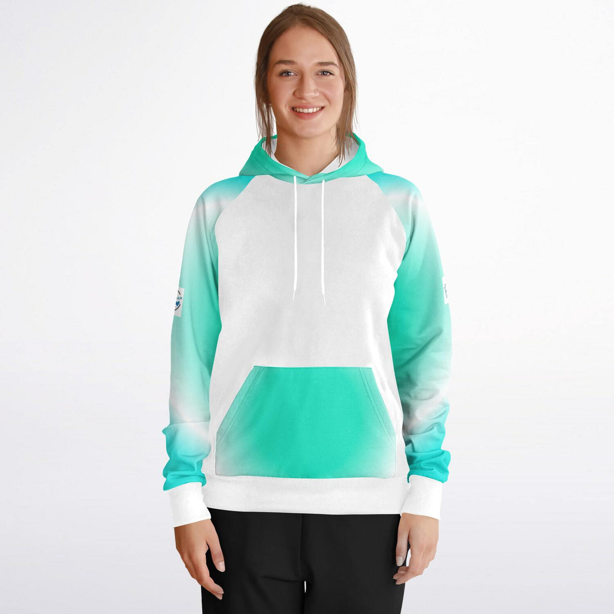 Sky Blue Chill XTRA WARM Raglan Hoodie Solid