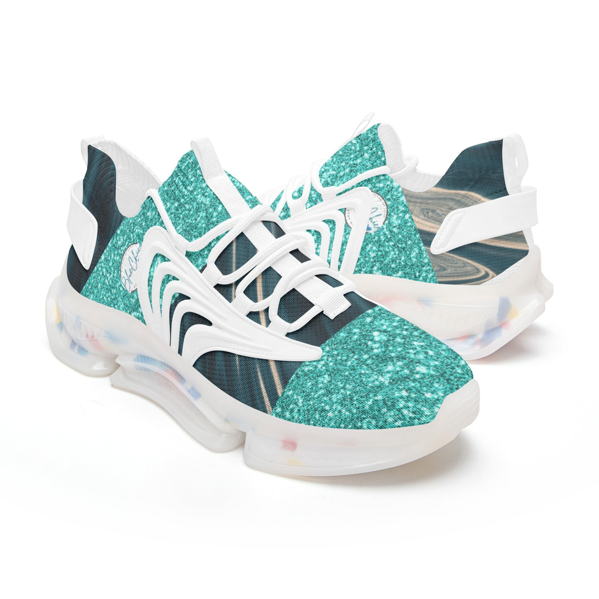 Demure Teal Unisex Low Top Mesh Sneakers, Shoes for Women, Women's Shoe, Women's tennis shoes, teal shoes, demure shoes