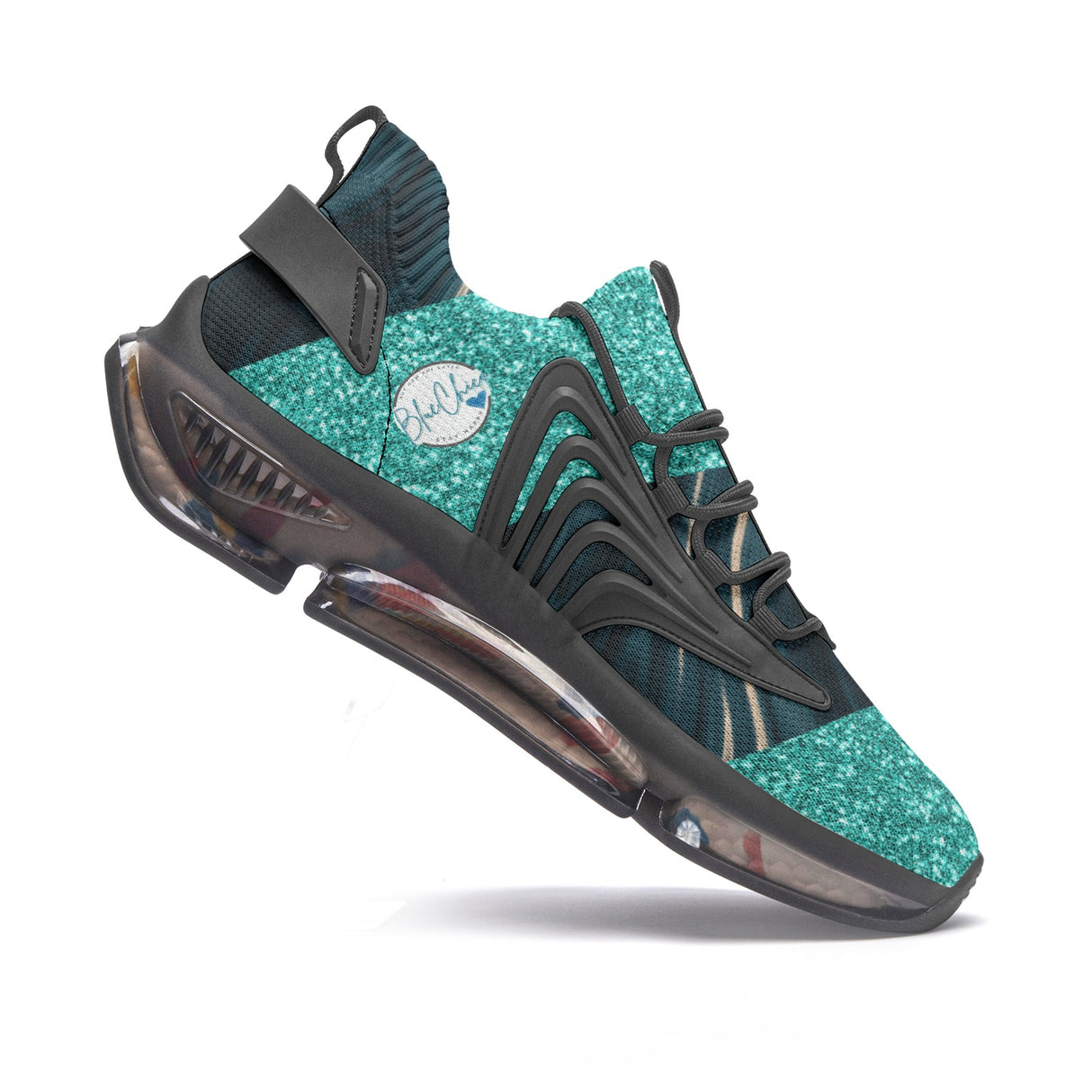 Demure Teal Unisex Low Top Mesh Sneakers, Shoes for Women, Women's Shoe, Women's tennis shoes, teal shoes, demure shoes