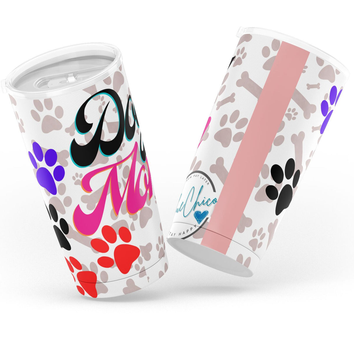 Dog Mom 20oz Stainless Steel Tumbler