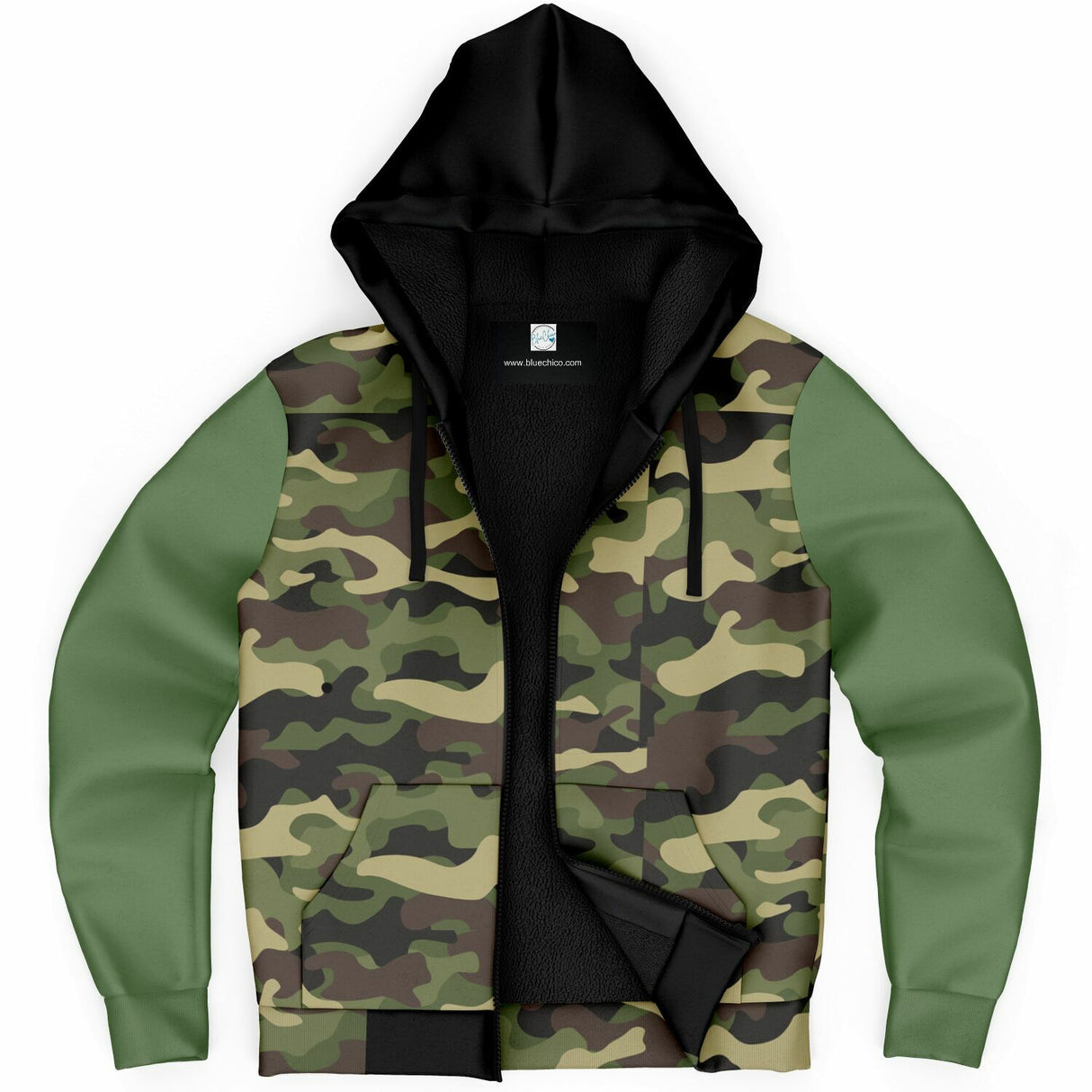Classic Camo UNISEX Zip Up Youth Coat (Husky Fit)