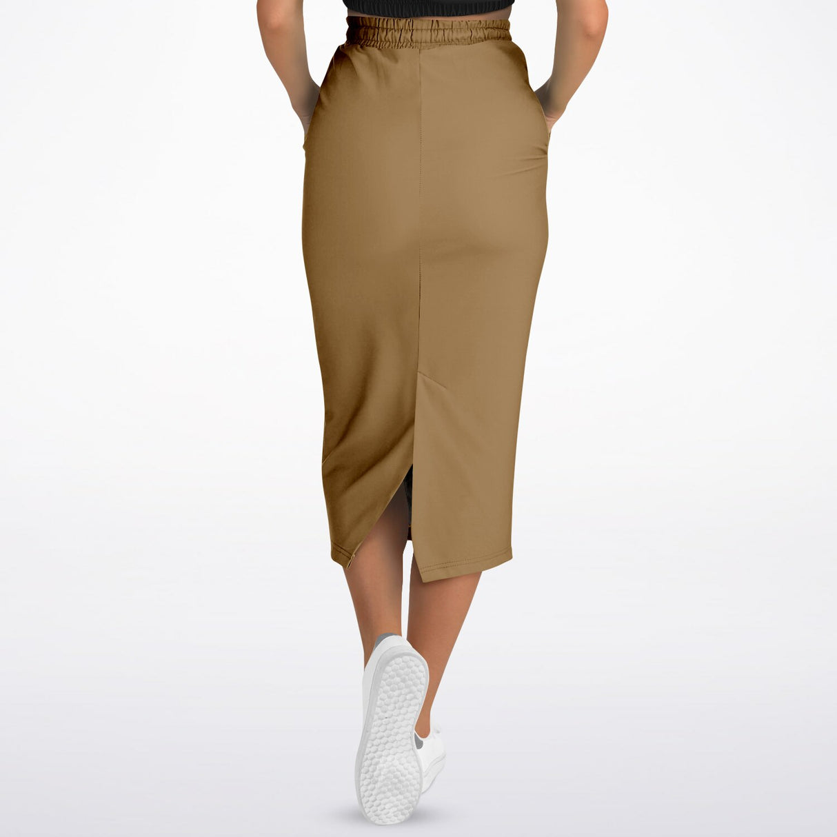 Beige Rage Modest Maxi Skirt – Neutral Tan Long Skirt with Pockets (Ultra-Soft & Machine Washable)