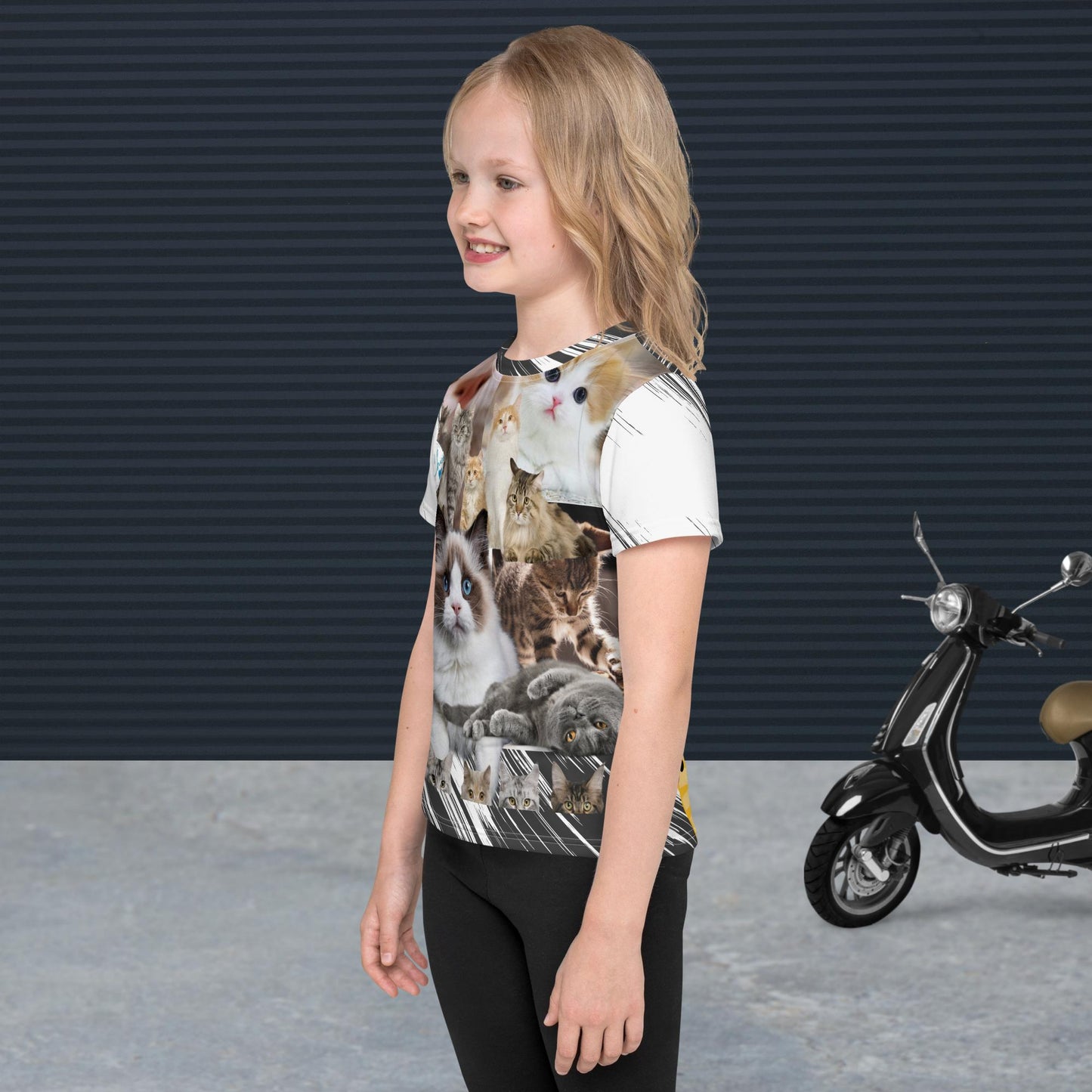 Crazy Cat Lady Premium Kids Tee