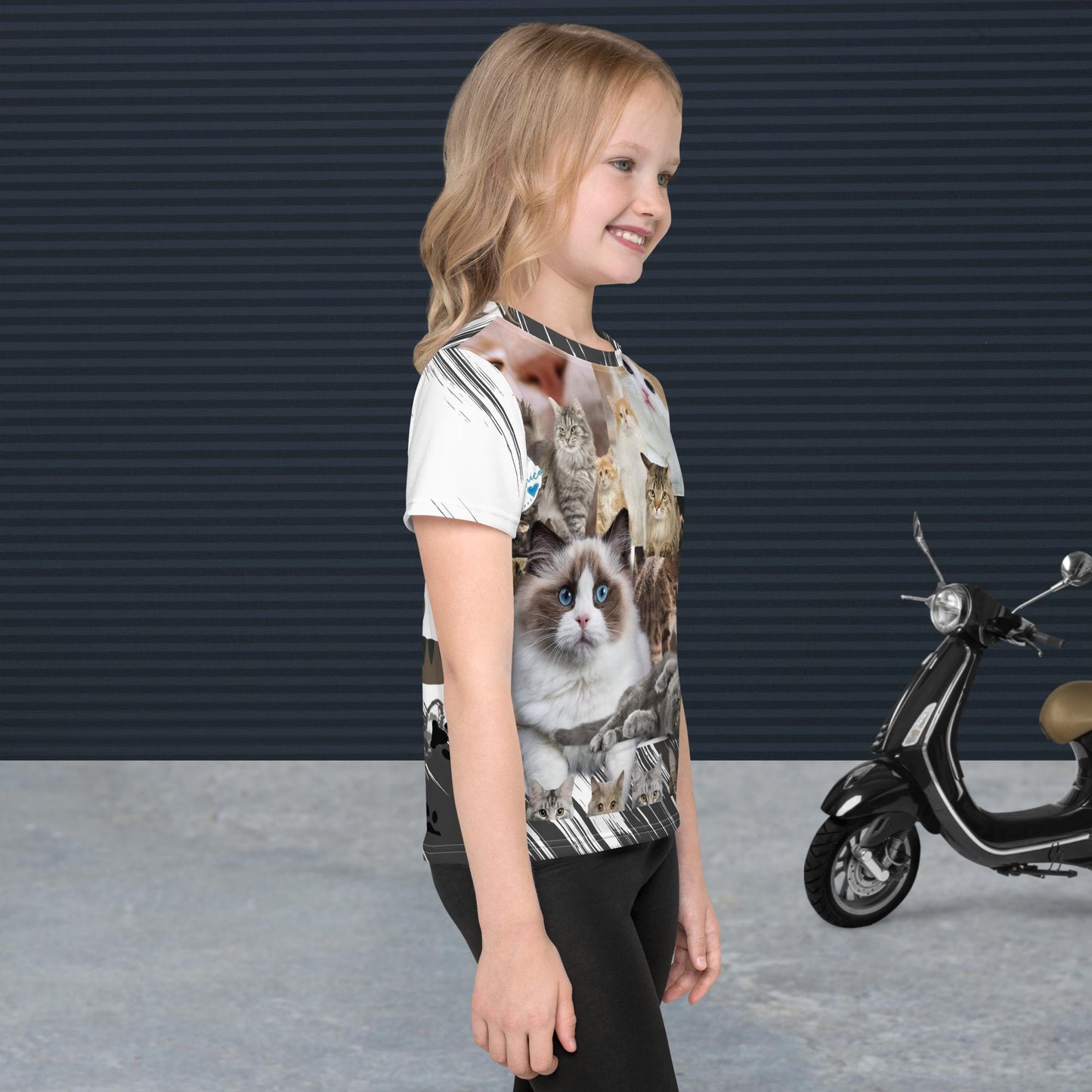 Crazy Cat Lady Premium Kids Tee