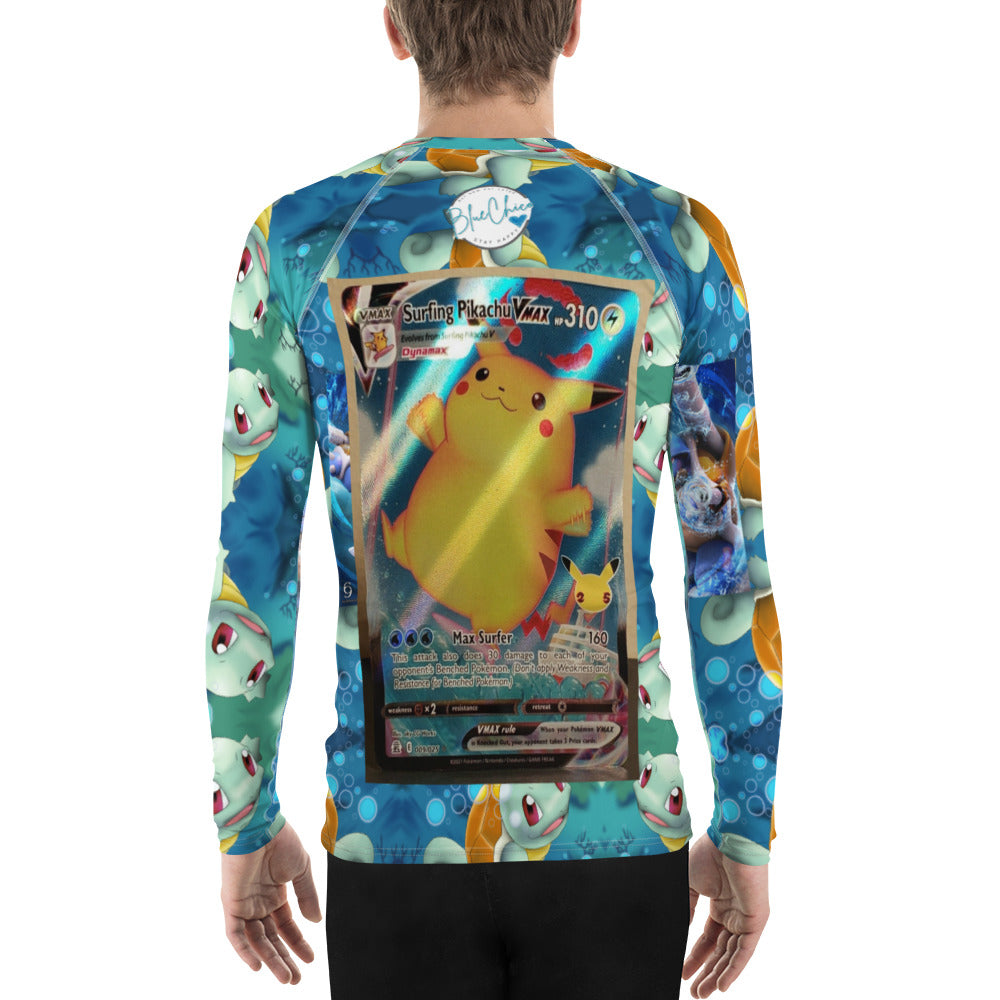 Pokemon Inspired Men's Rash Guard