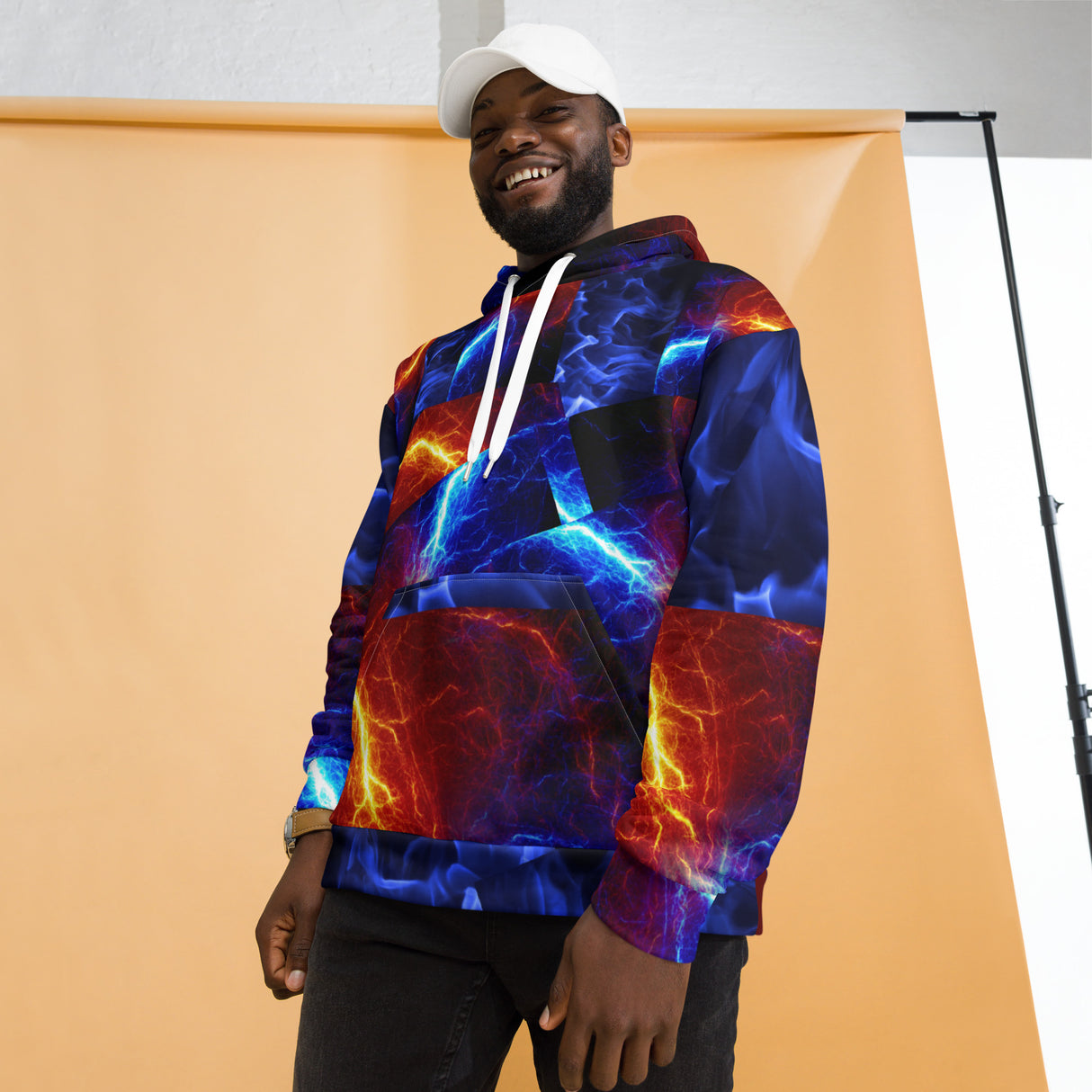 Fier and Ice Premium Unisex Hoodie