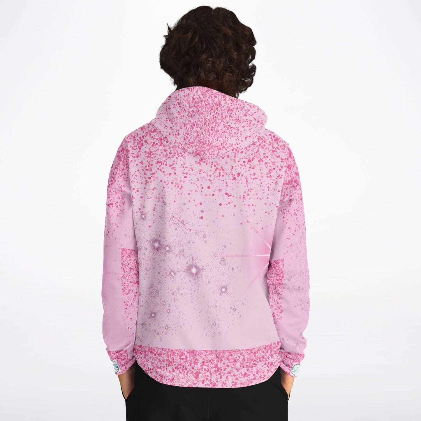 Pink Sparkle XTRA WARM Athletic Hoodie HUSKY SIZES