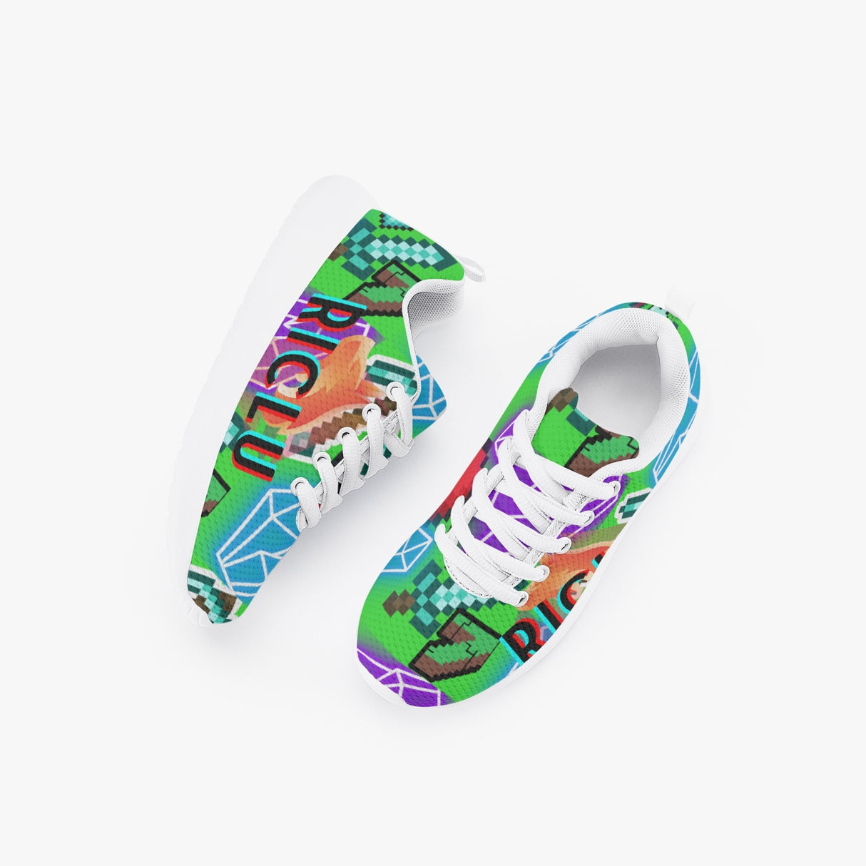 Blocky Craft RicLu Comfort Sneakers for Kids