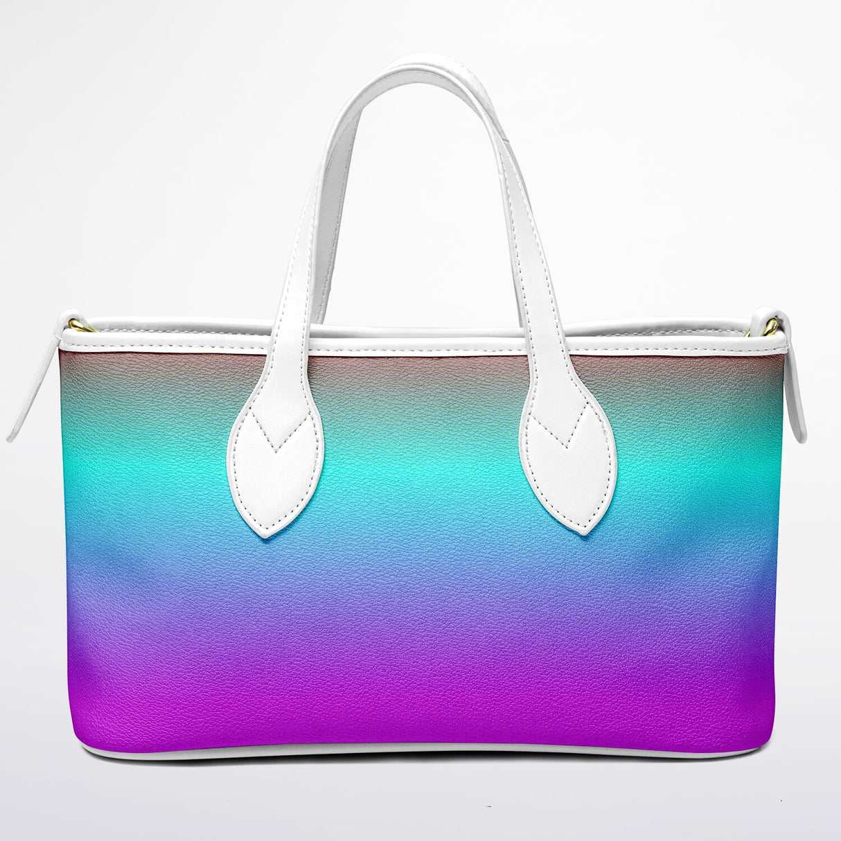 God’s Promise Rainbow Christian Leather Tote Bag
