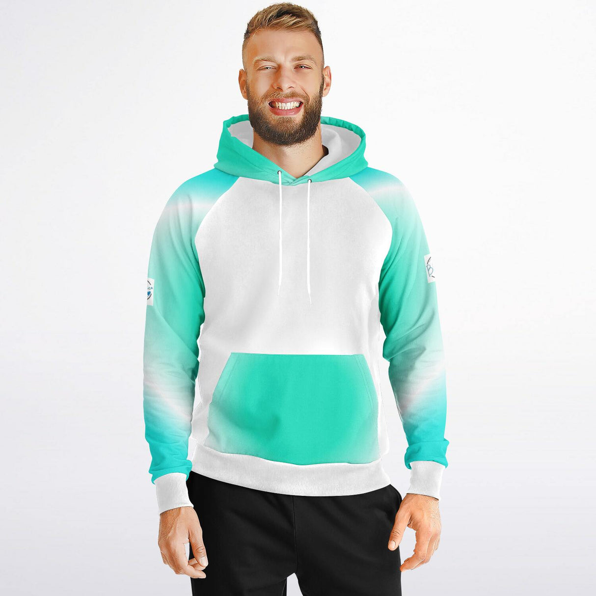 Sky Blue Chill XTRA WARM Raglan Hoodie Solid