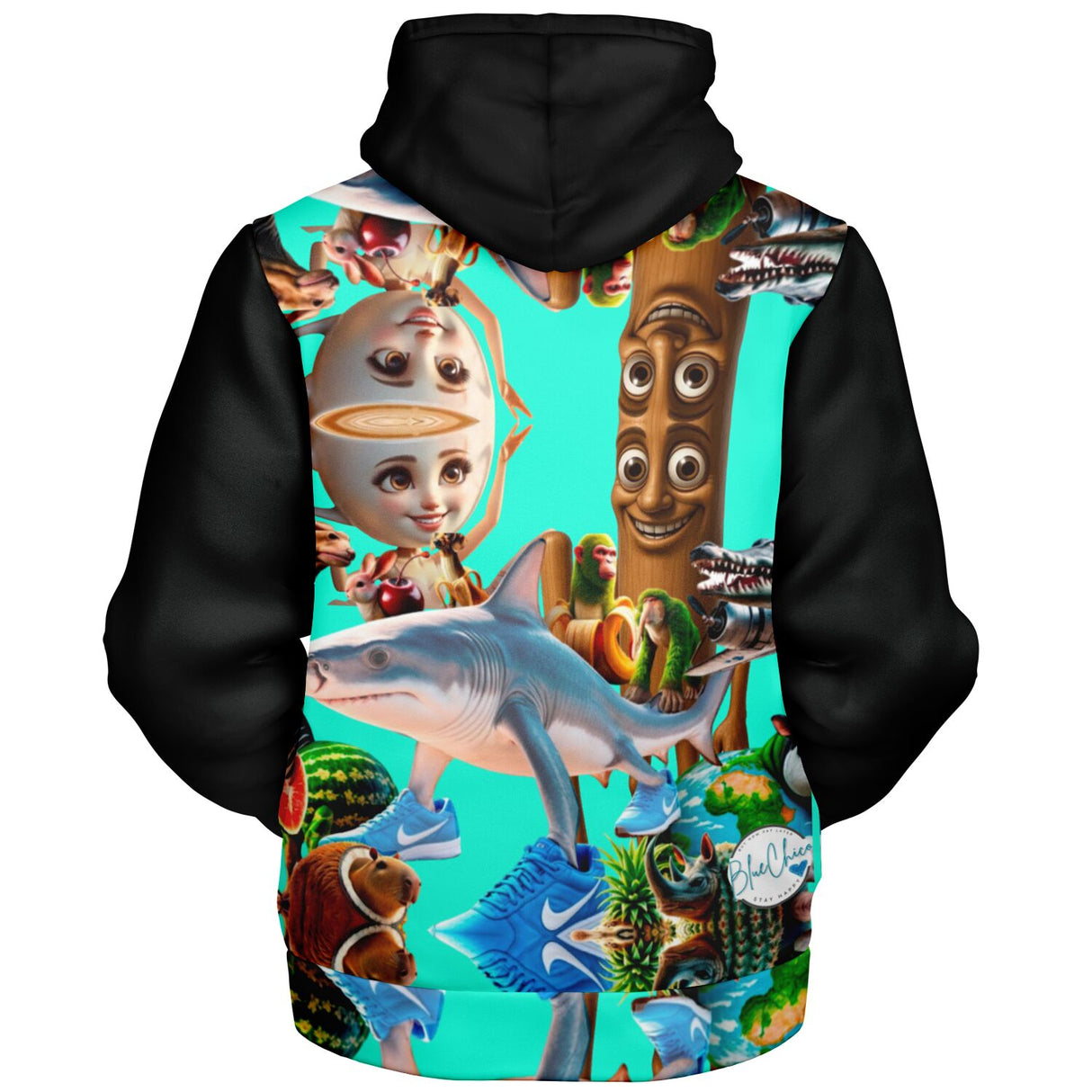 Italian Brainrot UNISEX Zip Up Youth Coat (Husky Fit)