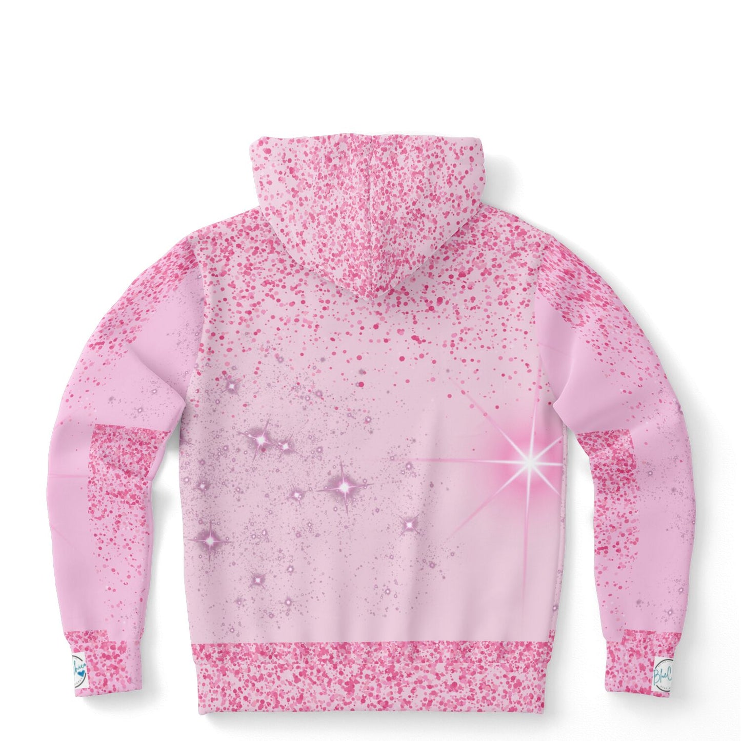 Pink Sparkle XTRA WARM Athletic Hoodie HUSKY SIZES