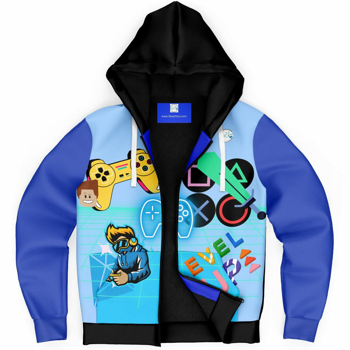 Gamer Kid UNISEX Zip Up Youth Coat (Husky Fit)