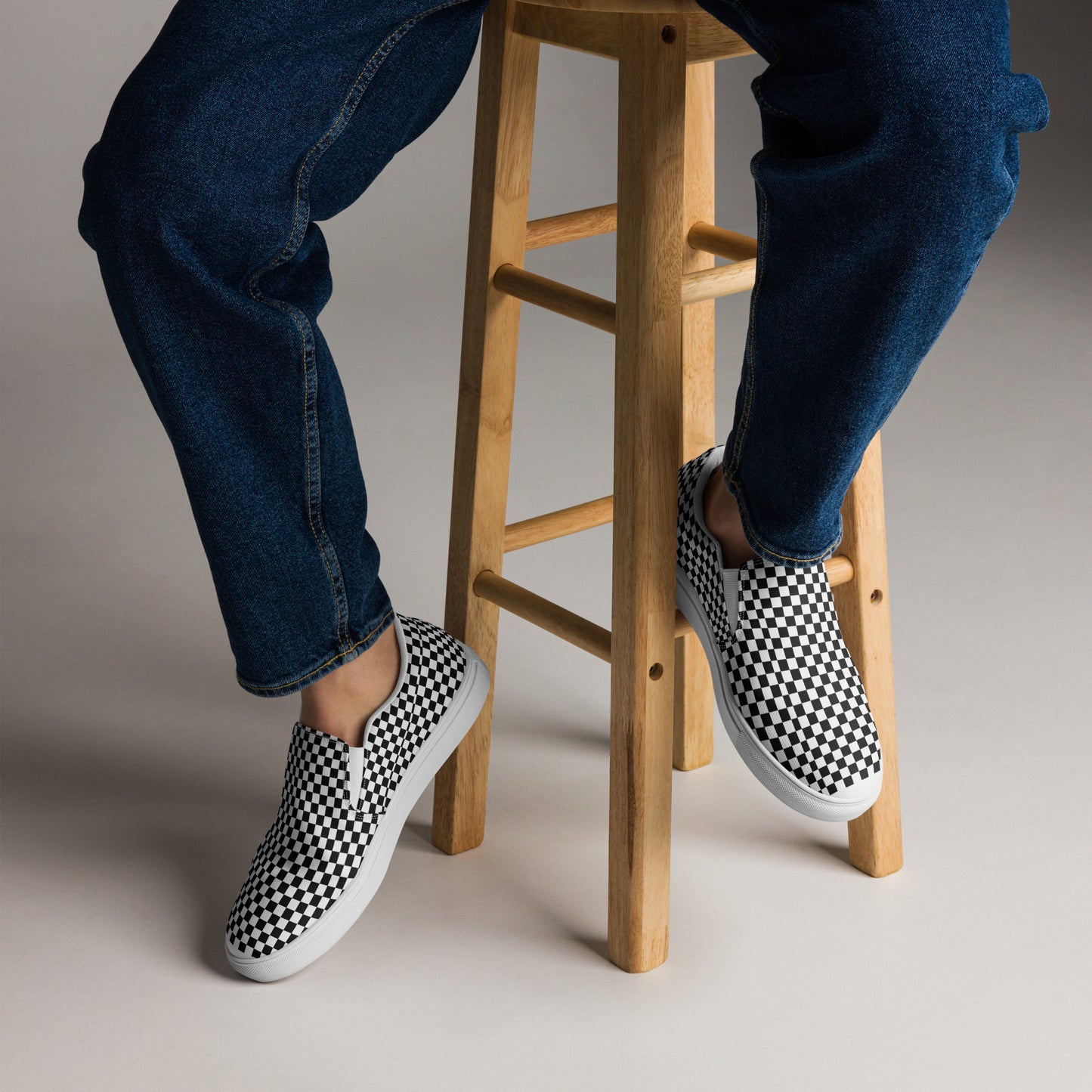 Royal Check Slip Ons