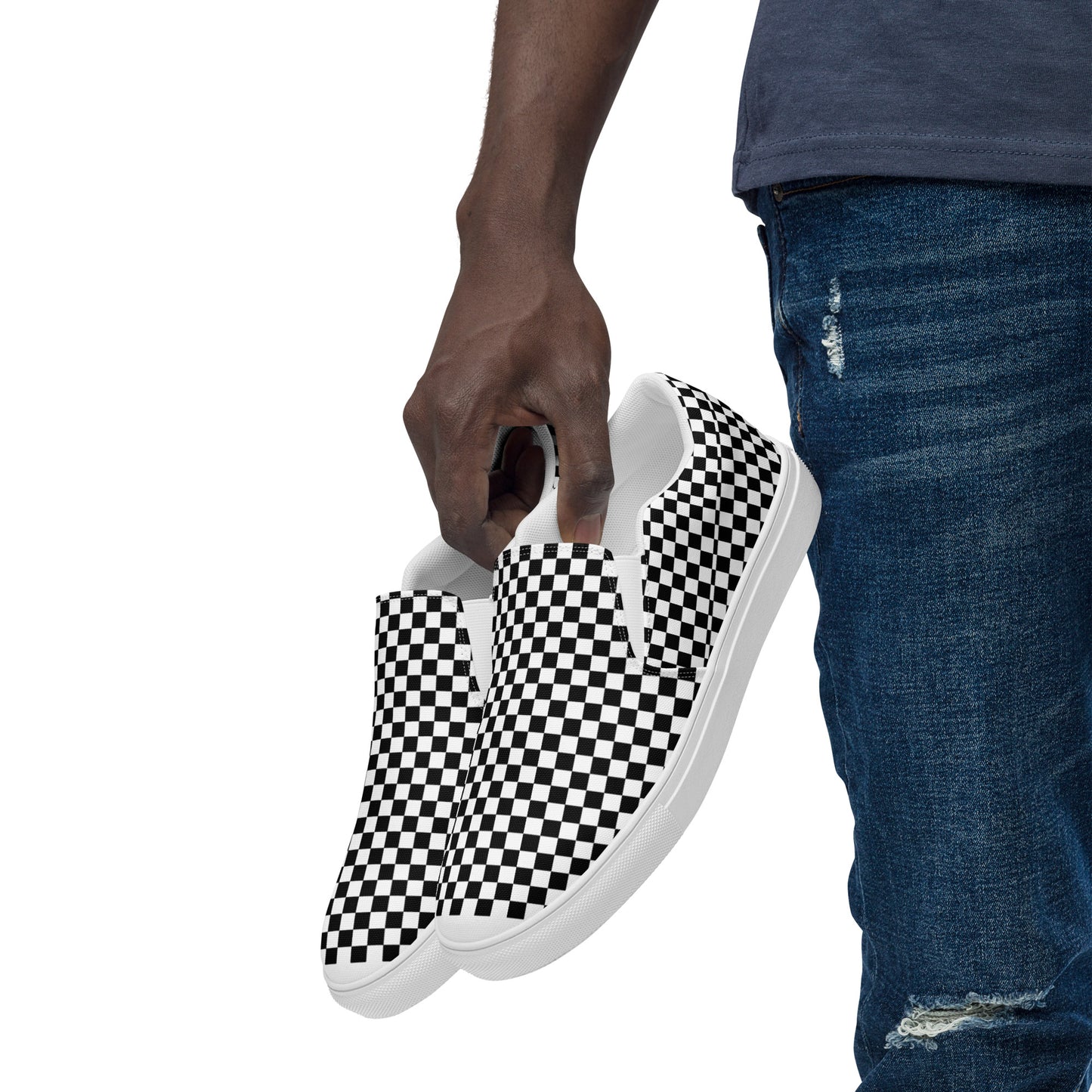 Royal Check Slip Ons