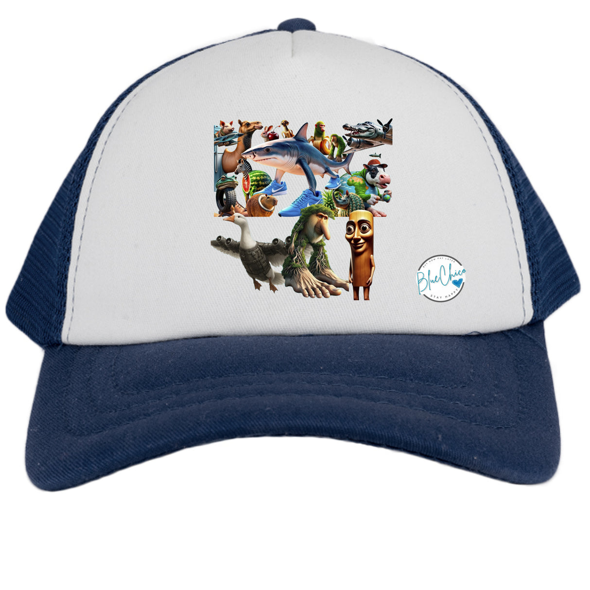 Ivory/Navy - FRONT
