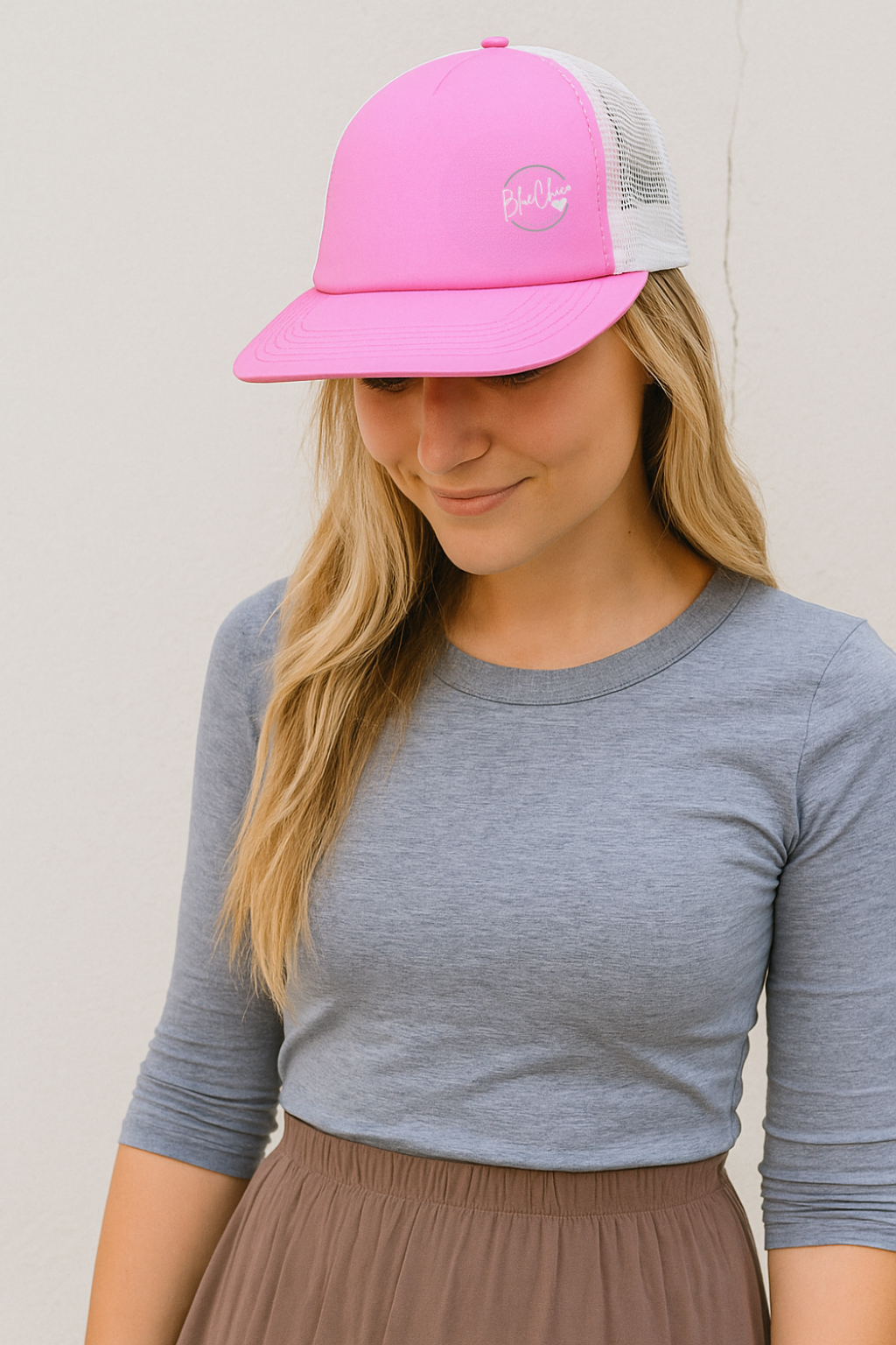 Pink Elegance Snapback Trucker Hat