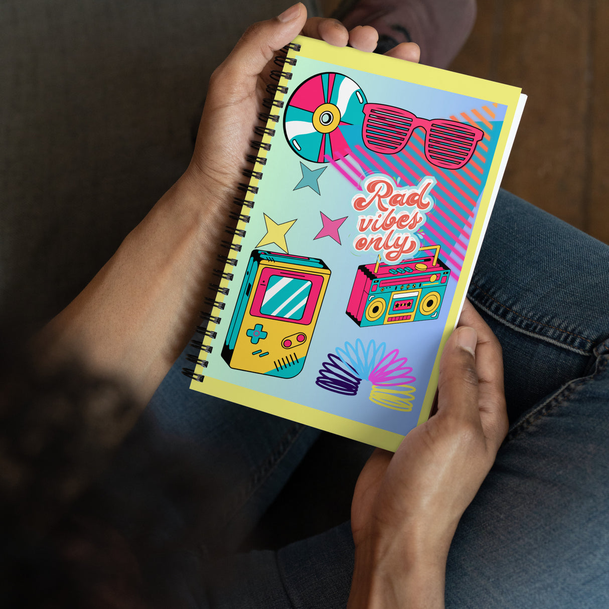 90's Rad Spiral notebook