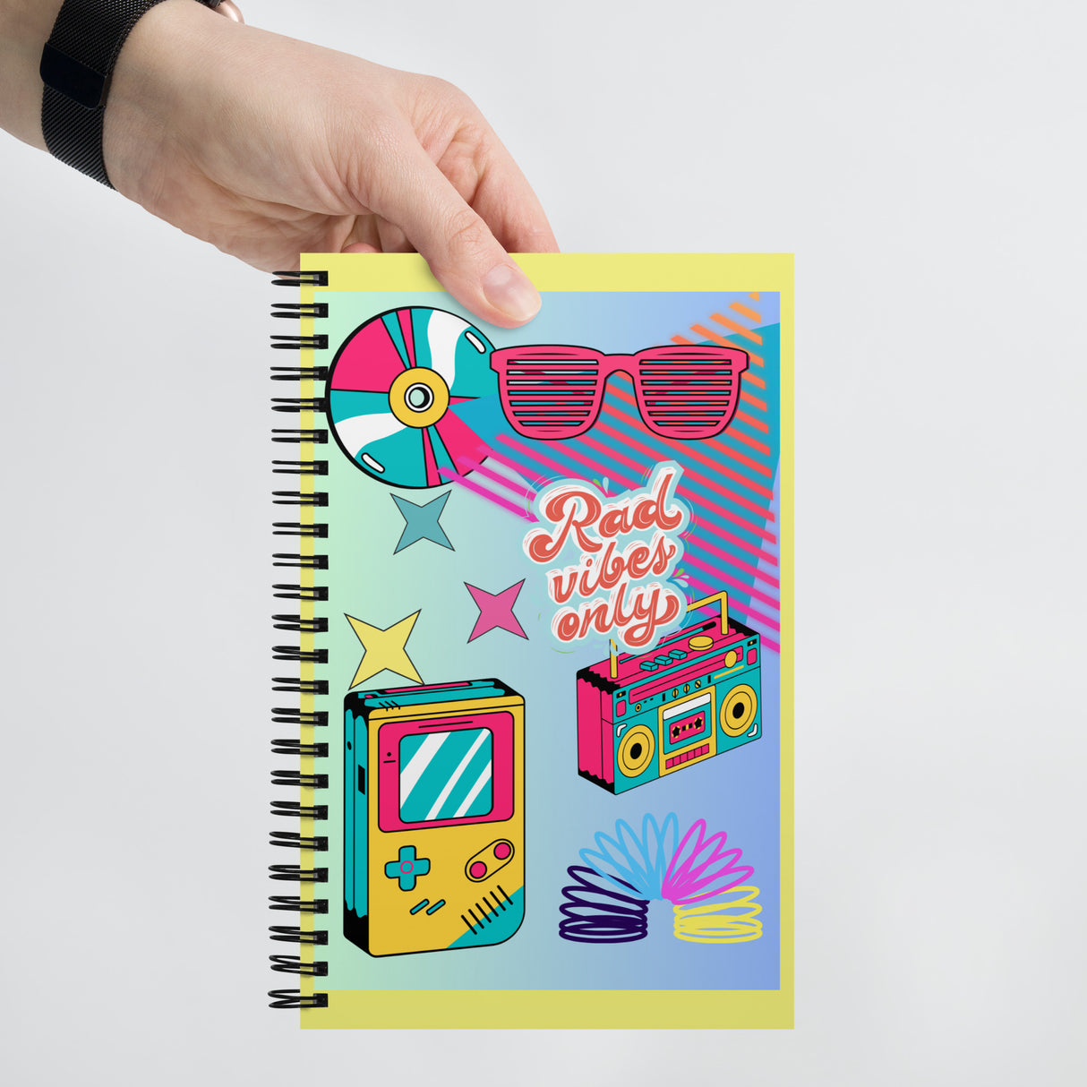 90's Rad Spiral notebook