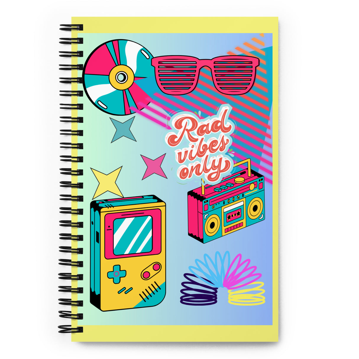 90's Rad Spiral notebook