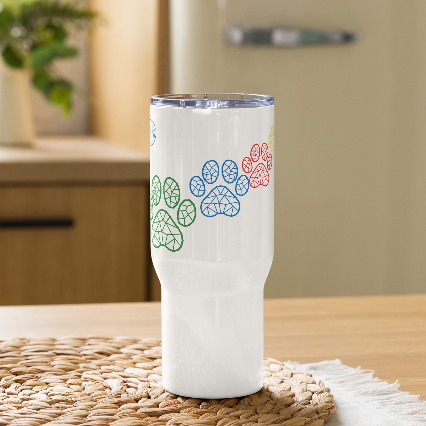 Colorful Paws Travel Mugs