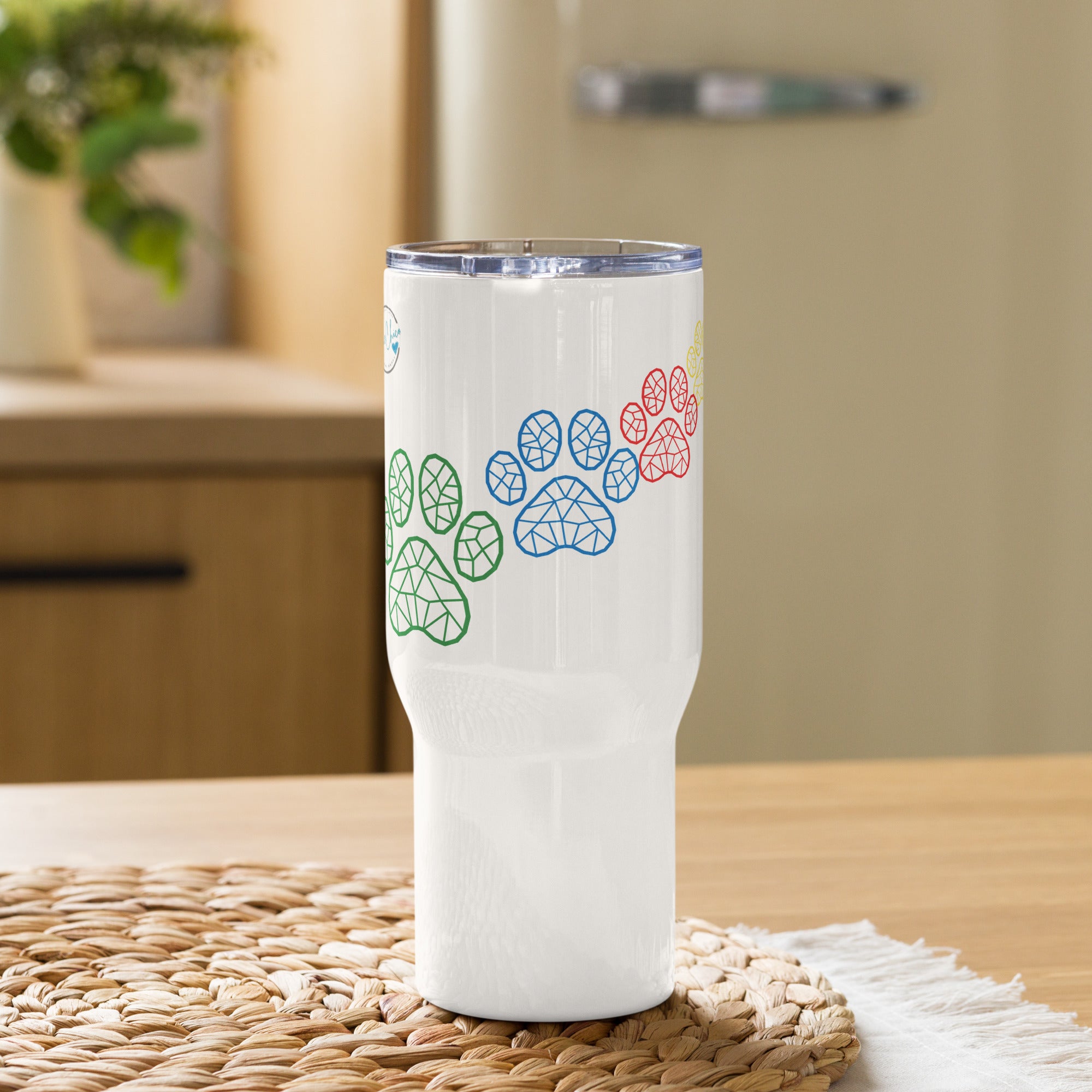 Colorful Paws Travel Mugs