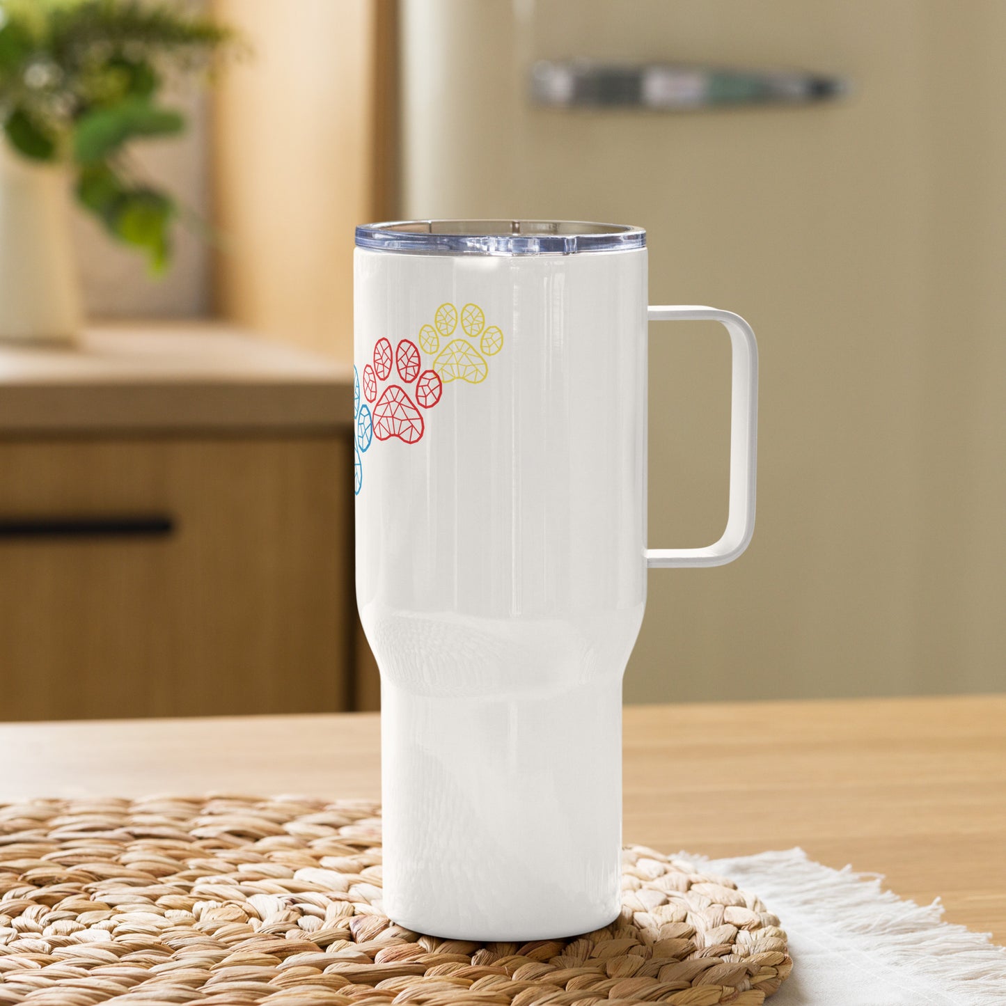 Colorful Paws Travel Mugs