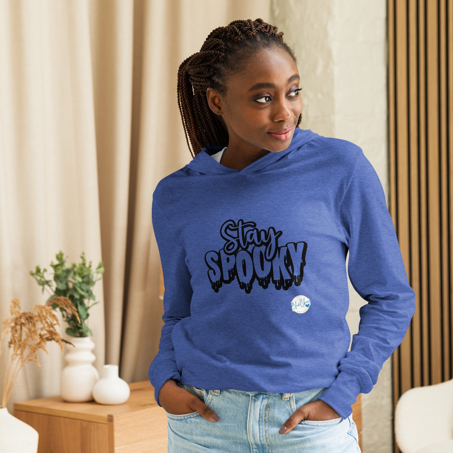 Stay Spooky Hooded long-sleeve tee