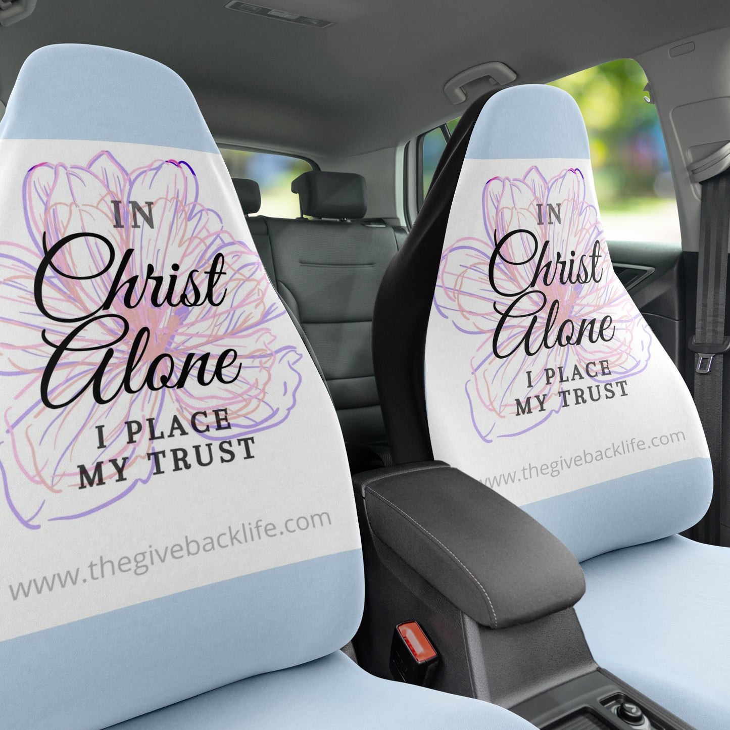In Christ Alone Automobile Seat Cover