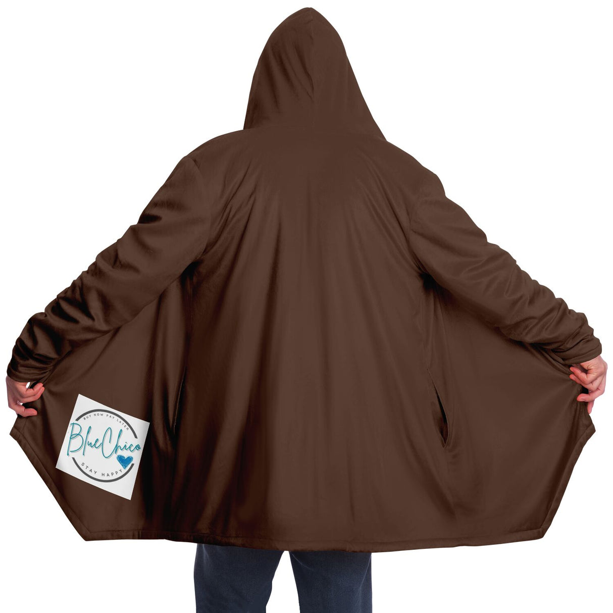 Hot Chocolate Microfleece Cloak