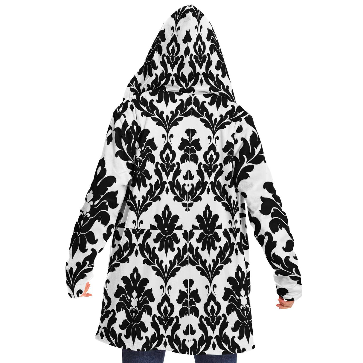 Royal Damask Fleece Cloak