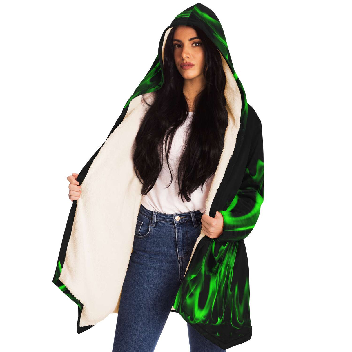 LimeFire Fleece Coat