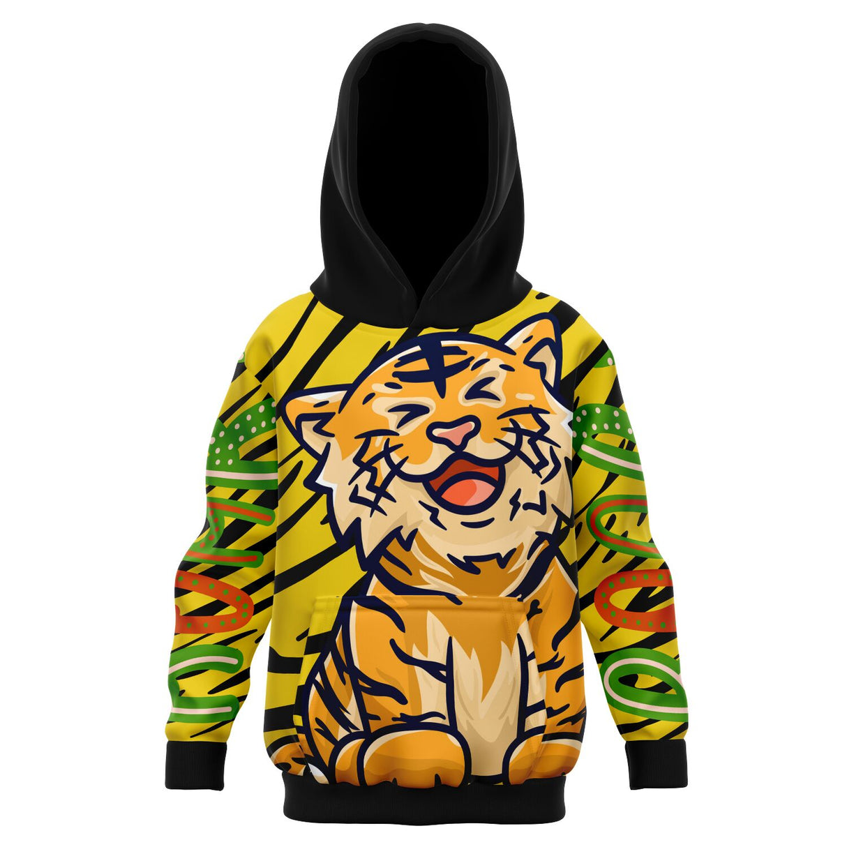 Tiger Stripes Premium Kids Hoodie