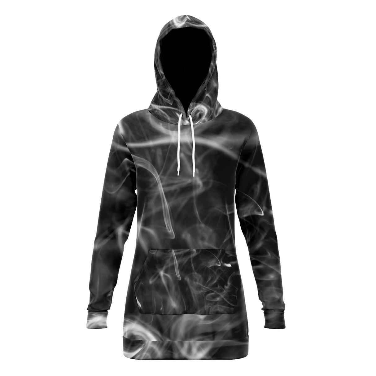 Hazy Smoke Longline Hoodie