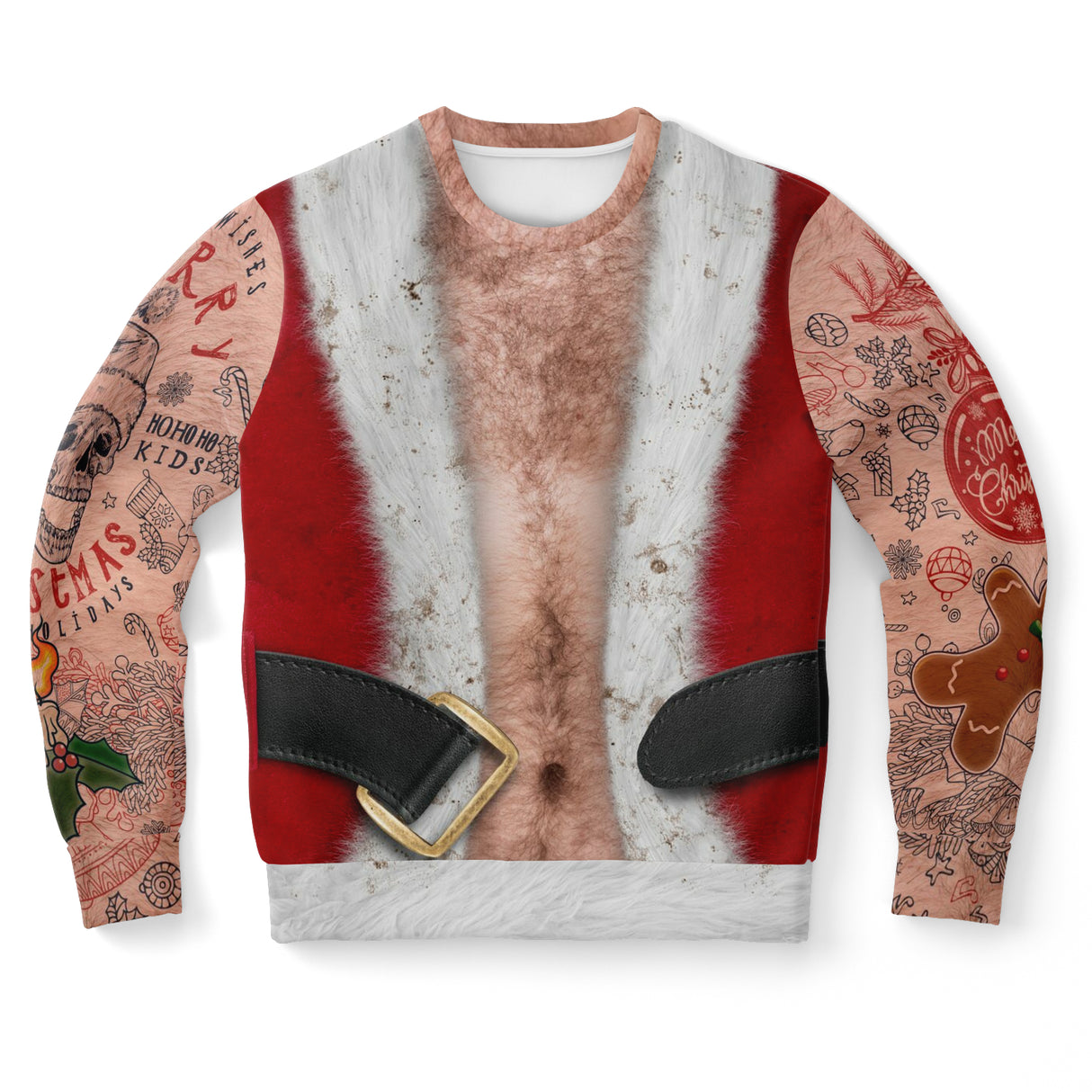 Biker Buff Santa Sweatshirt