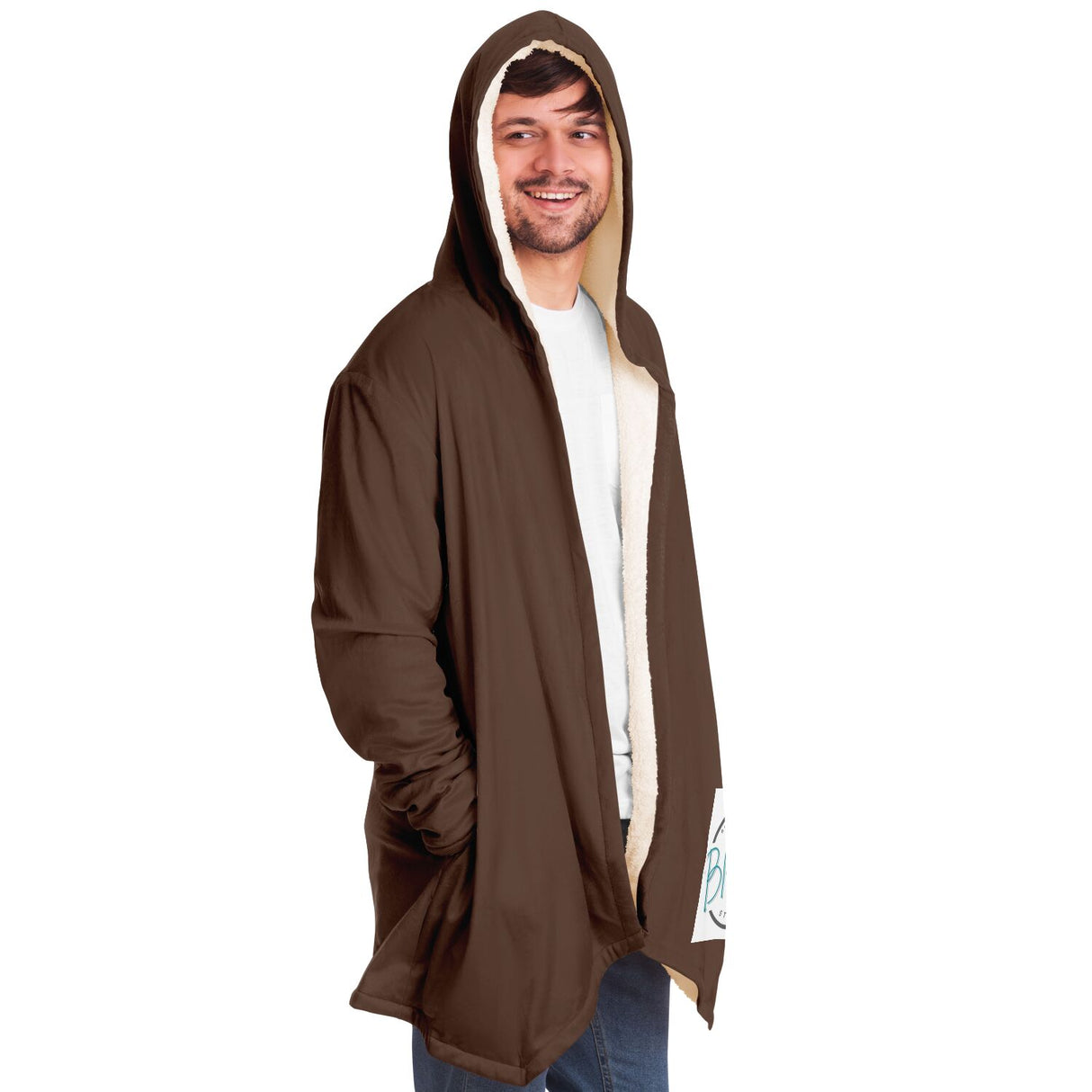 Hot Chocolate Microfleece Cloak