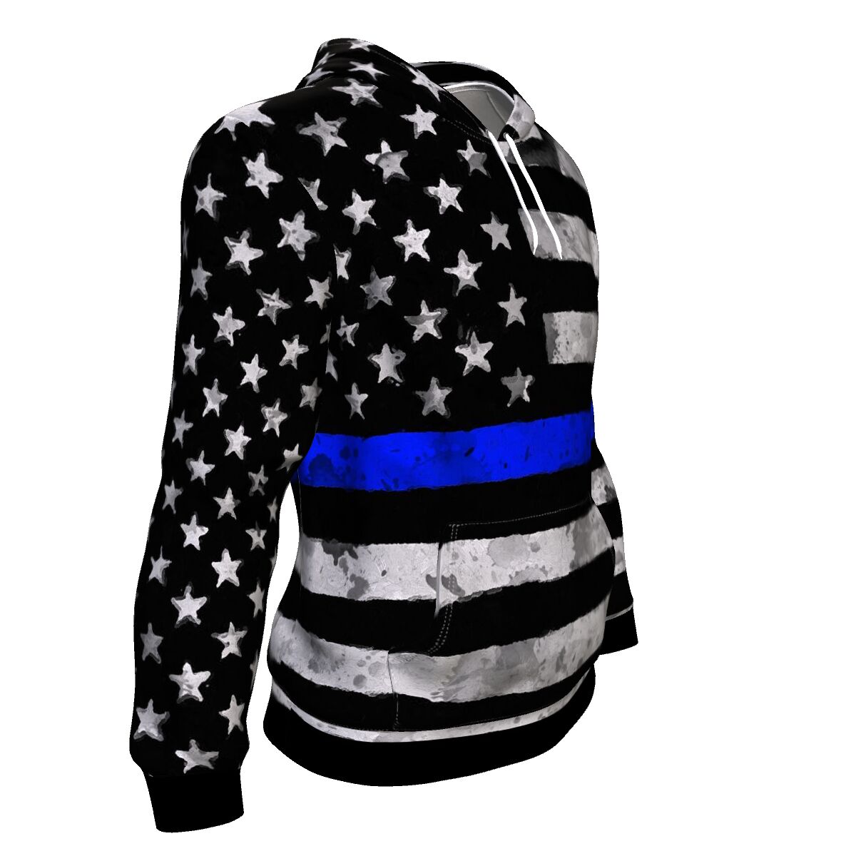 Adult Blue Line Hoodie