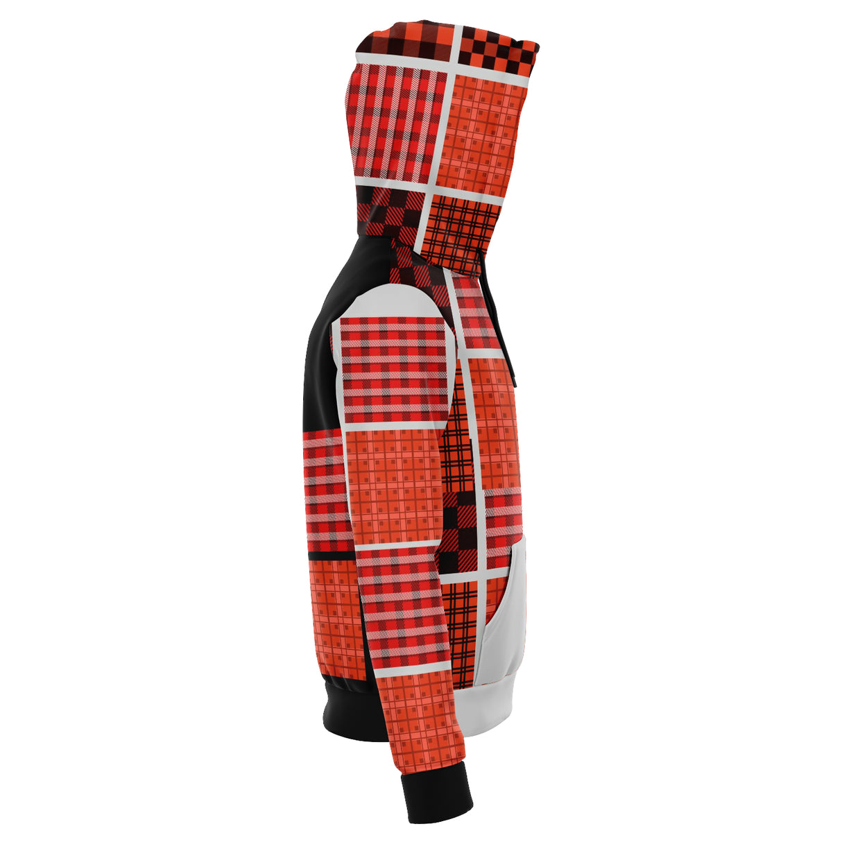 Fall Fun- New Jersey Plaid Premium Adult Hoodie