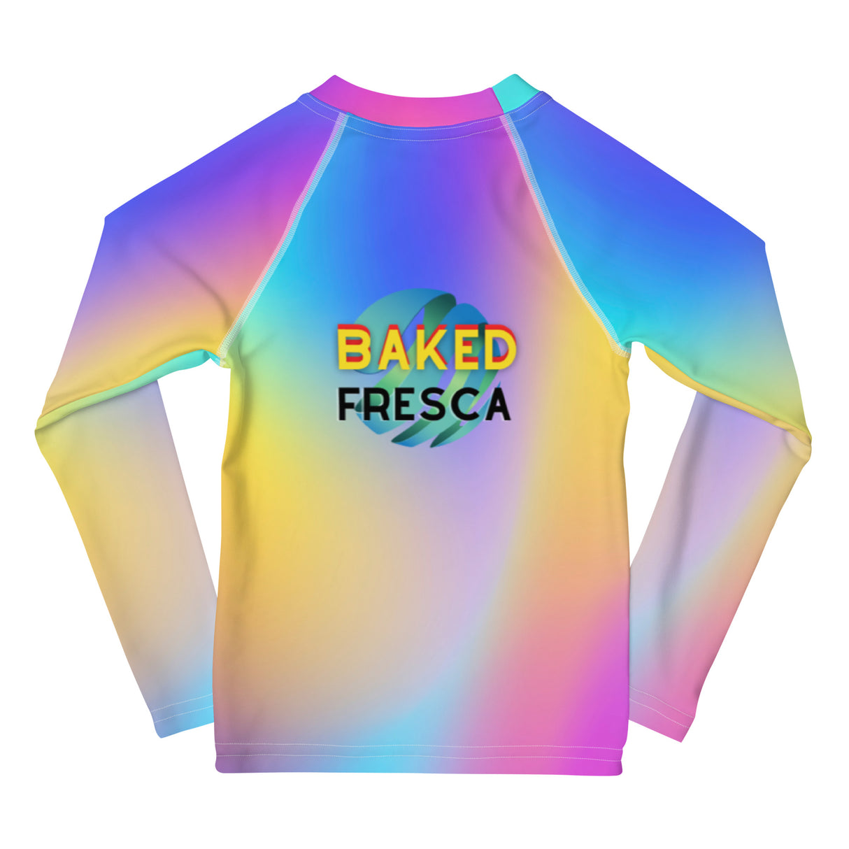 Neon Lights Kids Rash Guard by Baked Fresca