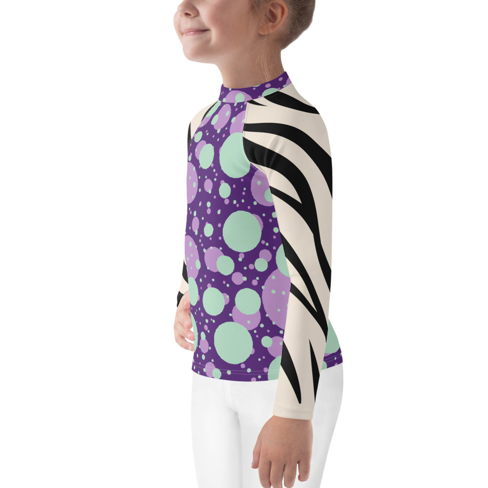 Pebble Jungle Kid's Rash Guard by Baked Fresca