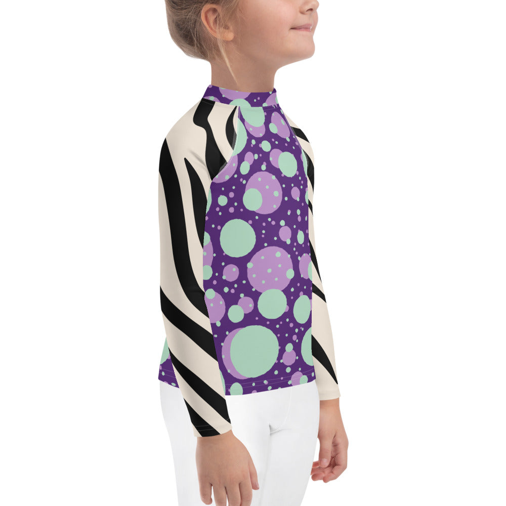 Pebble Jungle Kid's Rash Guard by Baked Fresca