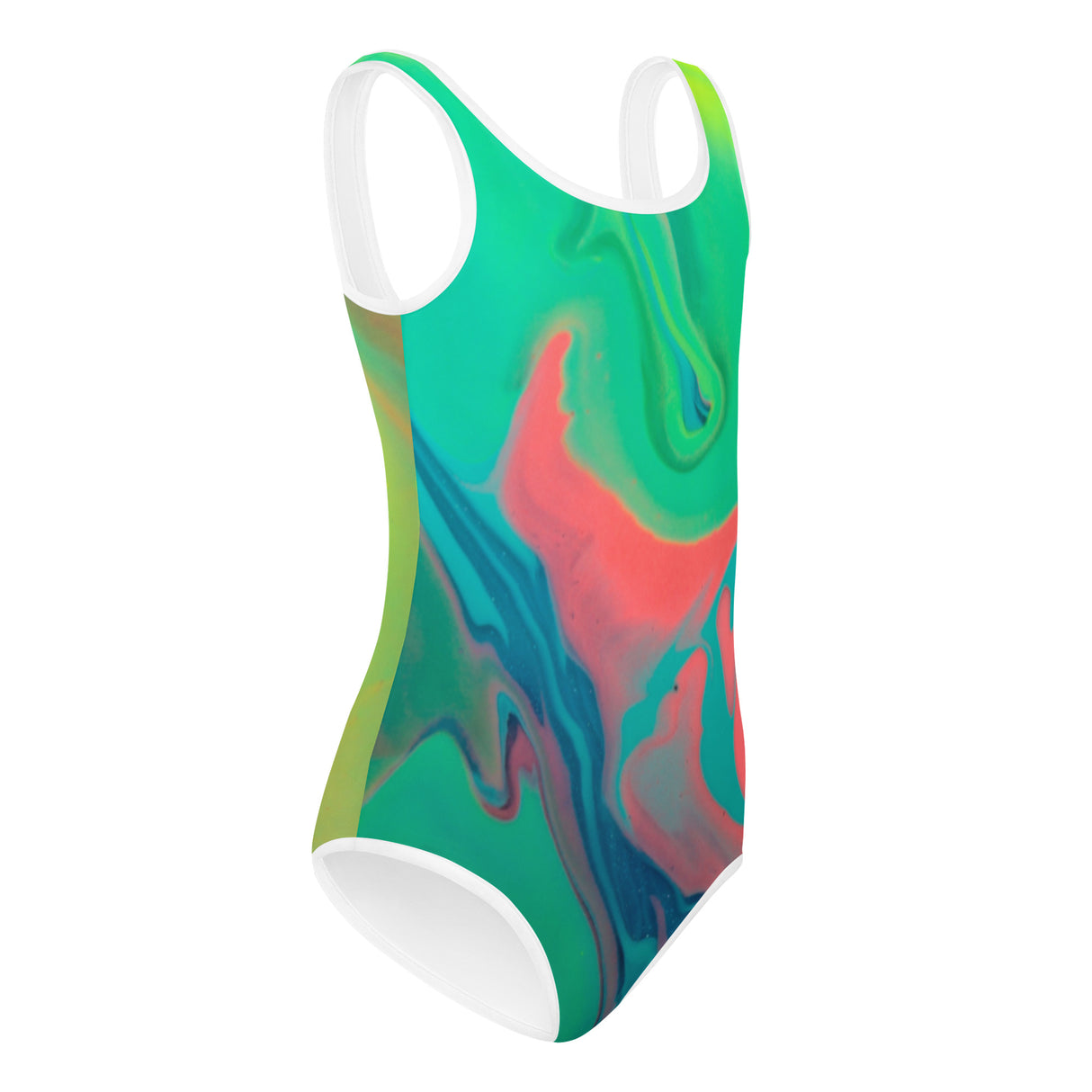 Paint Spill Kids Swimsuit
