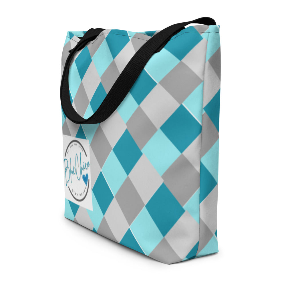 Tiled Up! Oversized Hand Bag