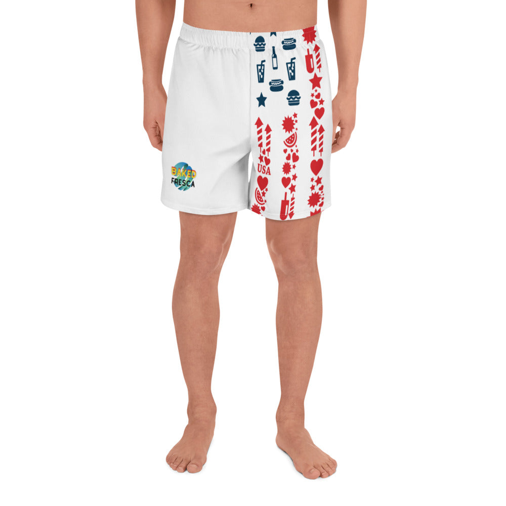 Patriotic Pride Men's Sun Shorts by Baked Fresca