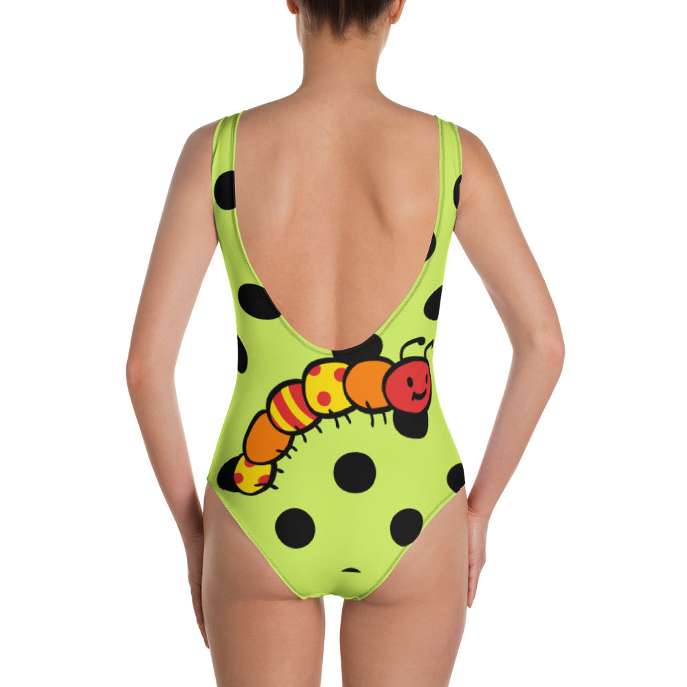 Snacky Caterpillar One-Piece Swimsuit by Baked Fresca