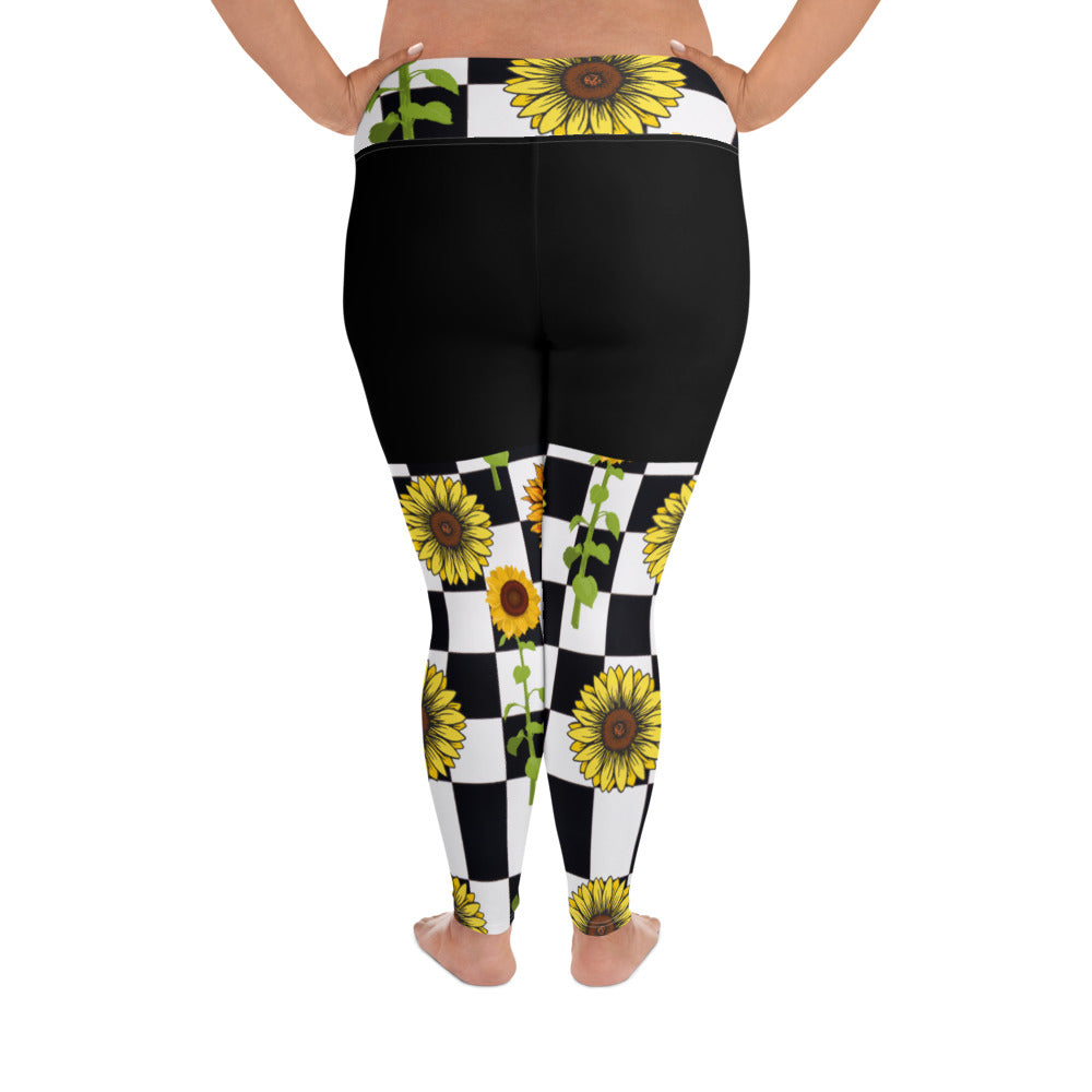 Sunny Side Premium Plus Size Leggings