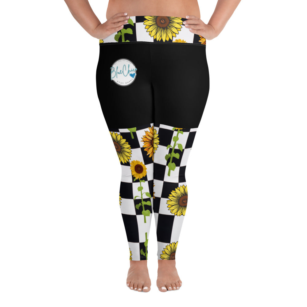 Sunny Side Premium Plus Size Leggings