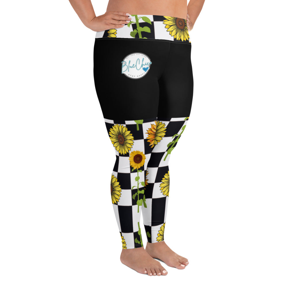Sunny Side Premium Plus Size Leggings