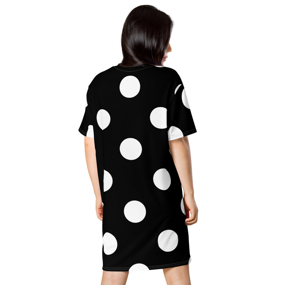 Basic Polky Swim Dress