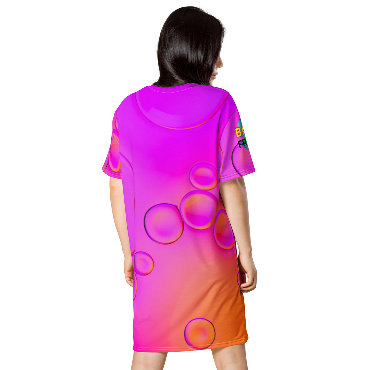 Neon Bubbles Swim Dress by Baked Fresca